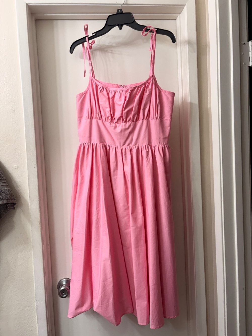 Unique Vintage Pink Swing Dress